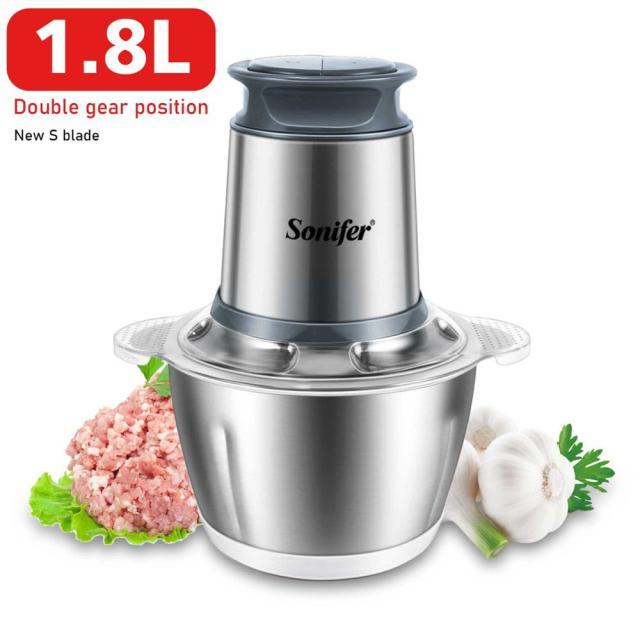 2 Speeds Stainless Steel Electric Grinder